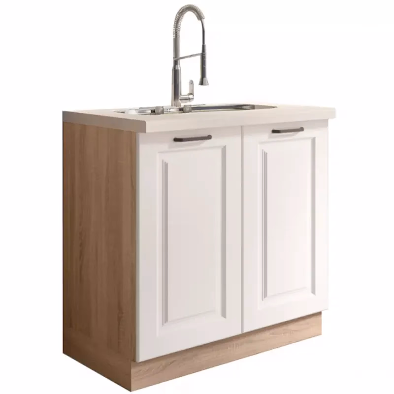 Kuchynská skrinka Smart 12D Sonoma/biely Mat