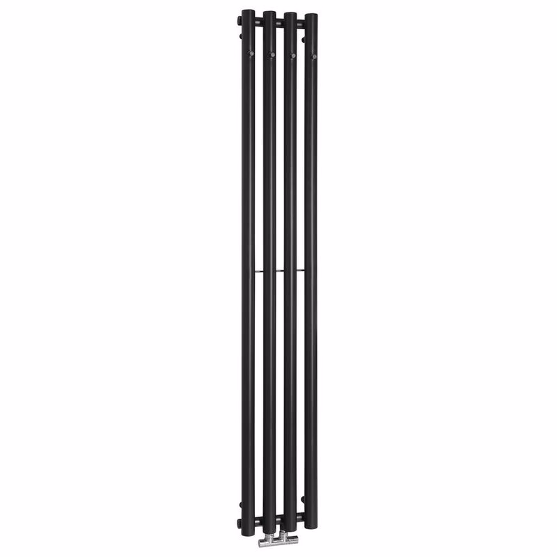 SAPHO - PILON vykurovacie teleso 270x1800, so 4 háčikmi, čierna mat IZ122T