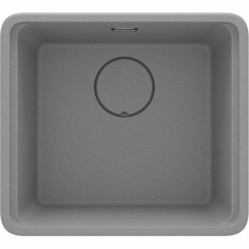 DEANTE DEANTE - Momi metallic grey Granitový drez, 1-bowl ZKM_S10A