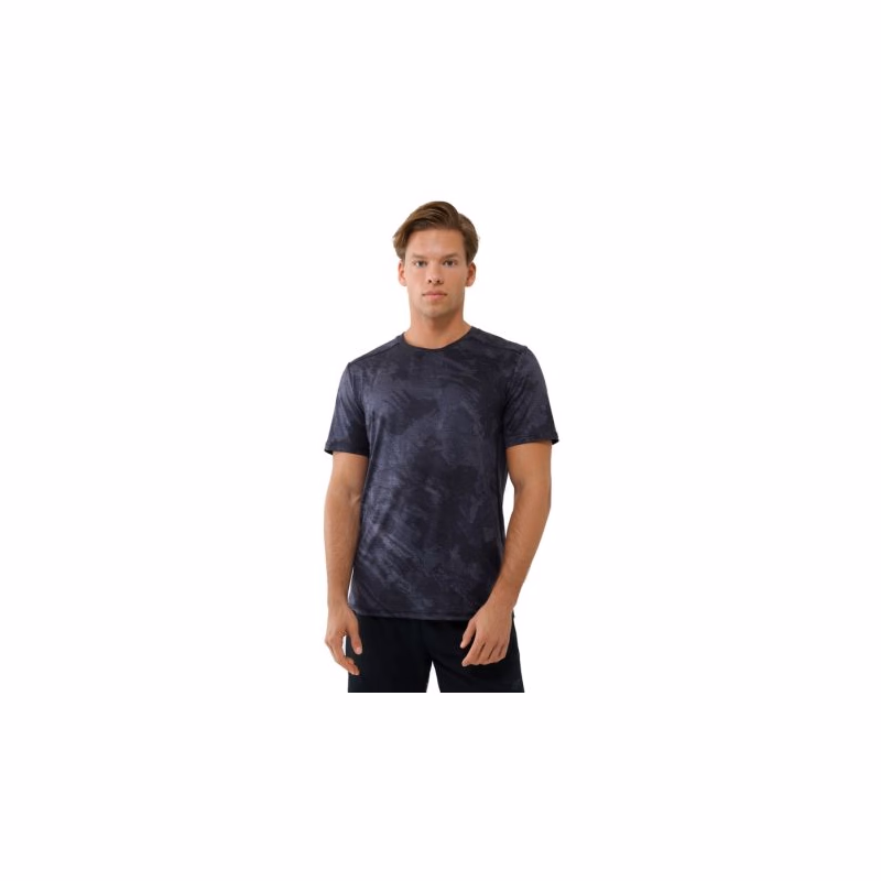 Pánske tréningové tričko s krátkym rukávom 4F TSHIRT FNK M1216-21A-BLACK ALLOVER