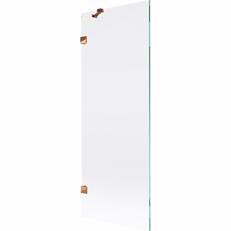 MEXEN/S - Lunar vaňová zástena FIX 70 x 150, transparent, ružové zlato 897-070-000-60-00