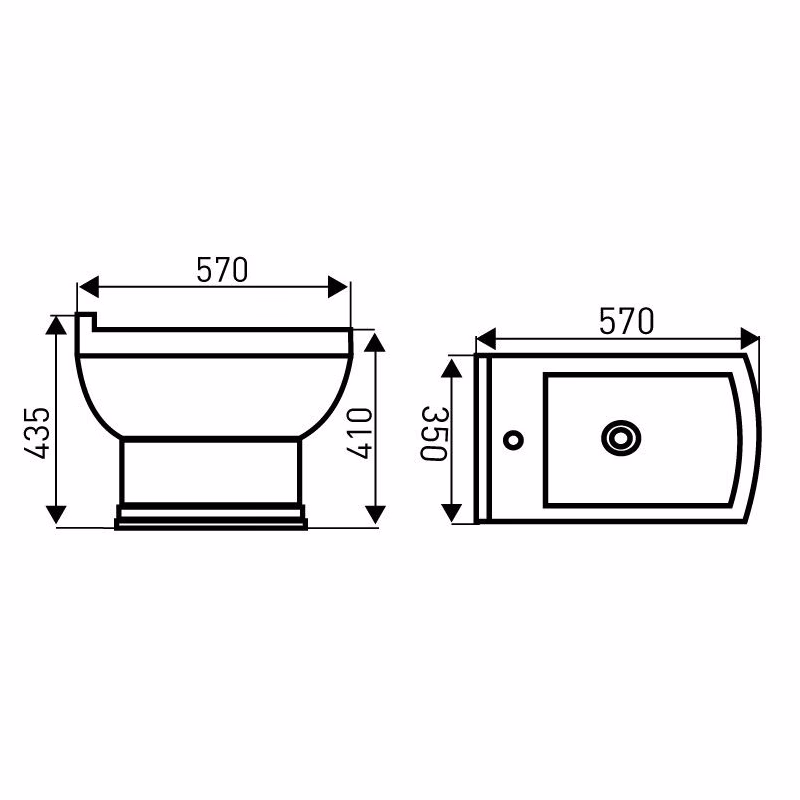 KERRA - Bidet stojaci Kleopatra 12 5907548101242