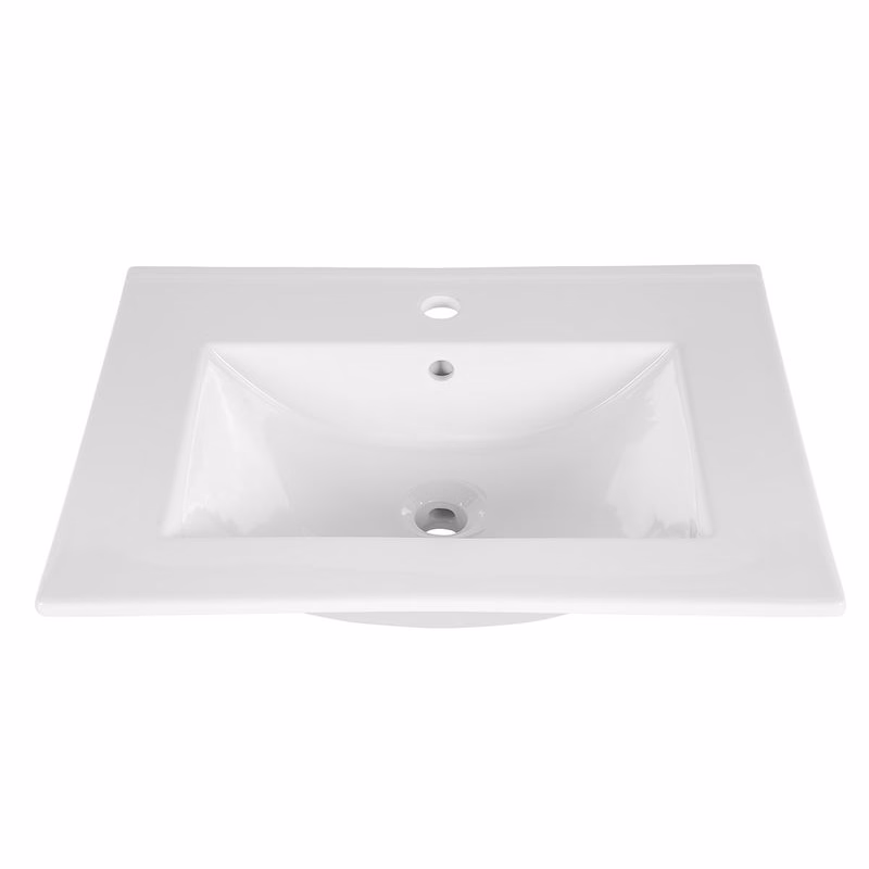 ArtCom Keramické umývadlo CFP LAVA 60D | biely lesk 60 cm