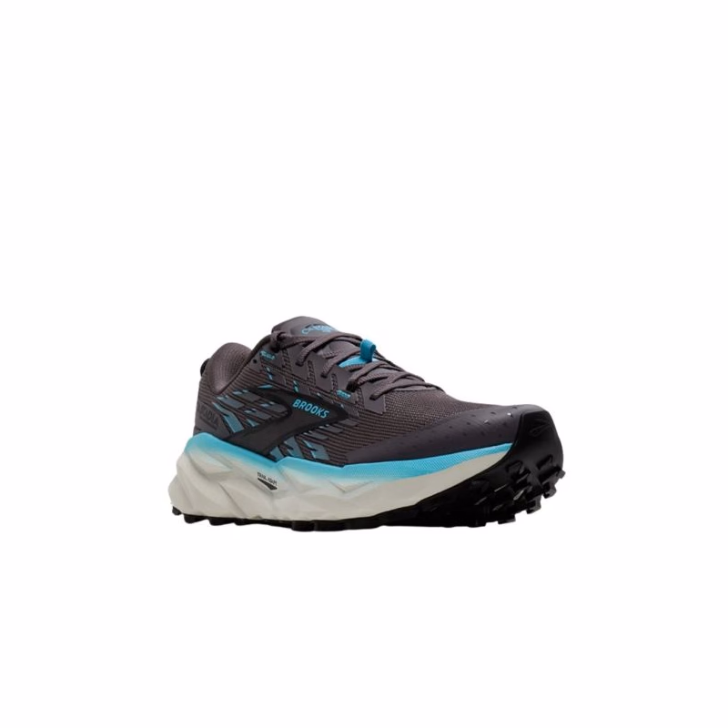 Dámska bežecká trailová obuv BROOKS Cascadia 19 W rabbit black bluefish