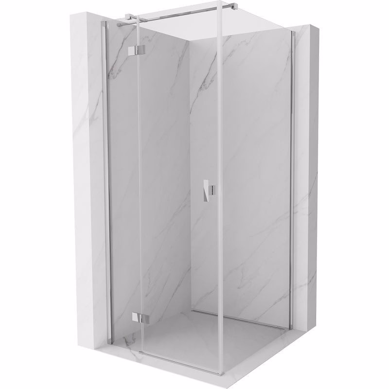 MEXEN/S - Mist HT sprchovací kút dvere krídlové ľavá 70 x 70, transparent, chróm 8A5T-070-070-01-00-L