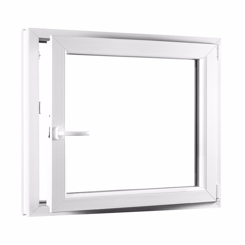 Jednokrídlové plastové okno REHAU Smartline+, otváravo - sklopné pravé - SKLADOVÉ-OKNÁ.sk - 950 x 900