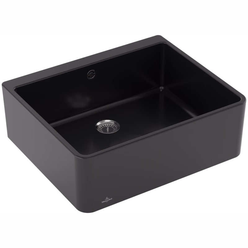 VILLEROY & BOCH VILLEROY & BOCH - Keramický drez Villeroy & Boch Farmhouse 60 X, 636001R7, Pure Black 636001R7