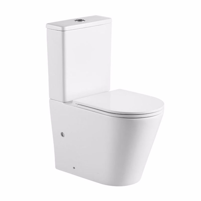 Mereo WC kombi, vario odpad, kapotované, Smart Flush RIMLESS, keramické, vr. sedátka VSD91T1