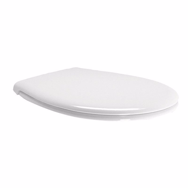 GSI - CLASSIC WC sedátko, Soft Close, Quick Release, biela/bronz MSB87CN11