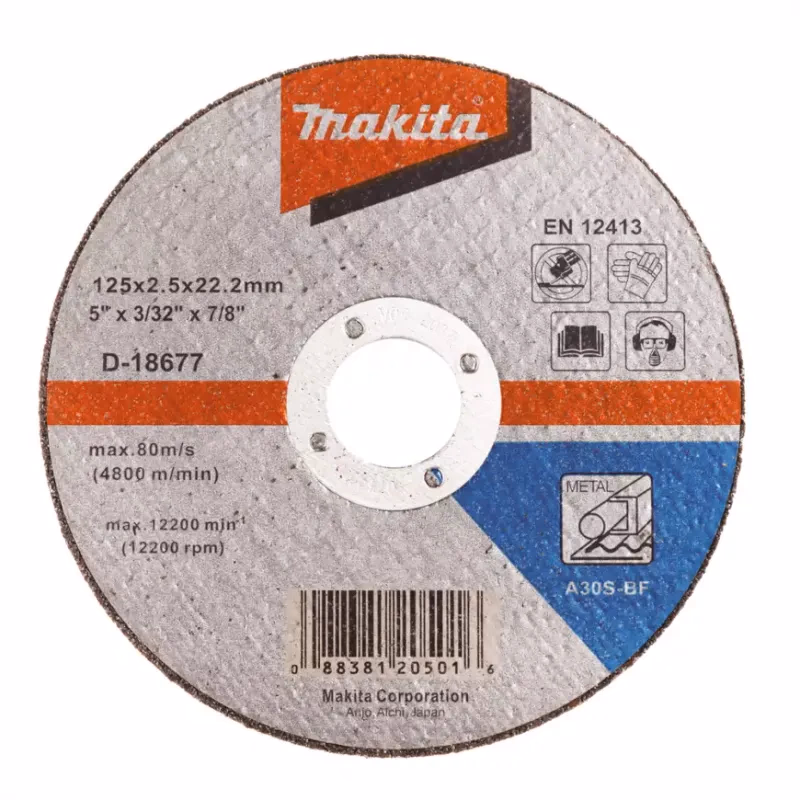 Kovový rezací kotúč Makita 125X2,5MM D-18677