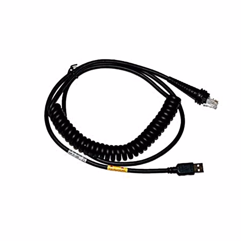 USB kábel, 12V locking, 3m, krútený, 5V hosť powe