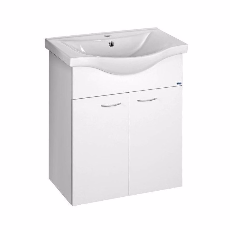 AQUALINE - KERAMIA FRESH umývadlová skrinka 60,6x74x34cm, biela 50063A