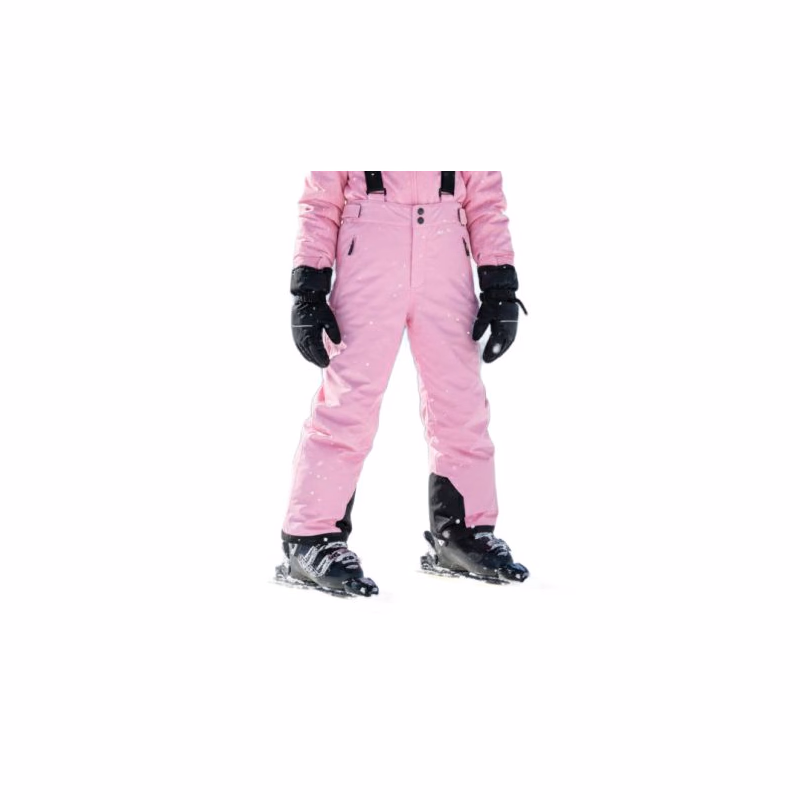 Dievčenské lyžiarske nohavice COLOR KIDS Ski Pants - Solid-4213-Bonbon