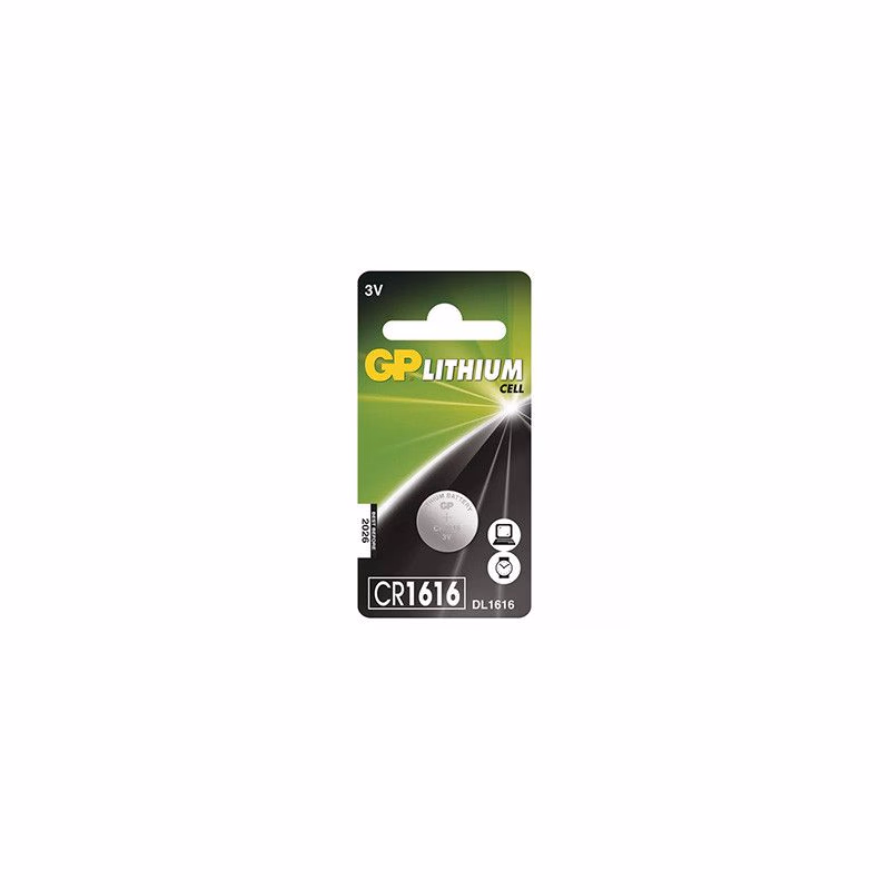 GP Jednorazové lithiová batéria CR1616, 1-pack