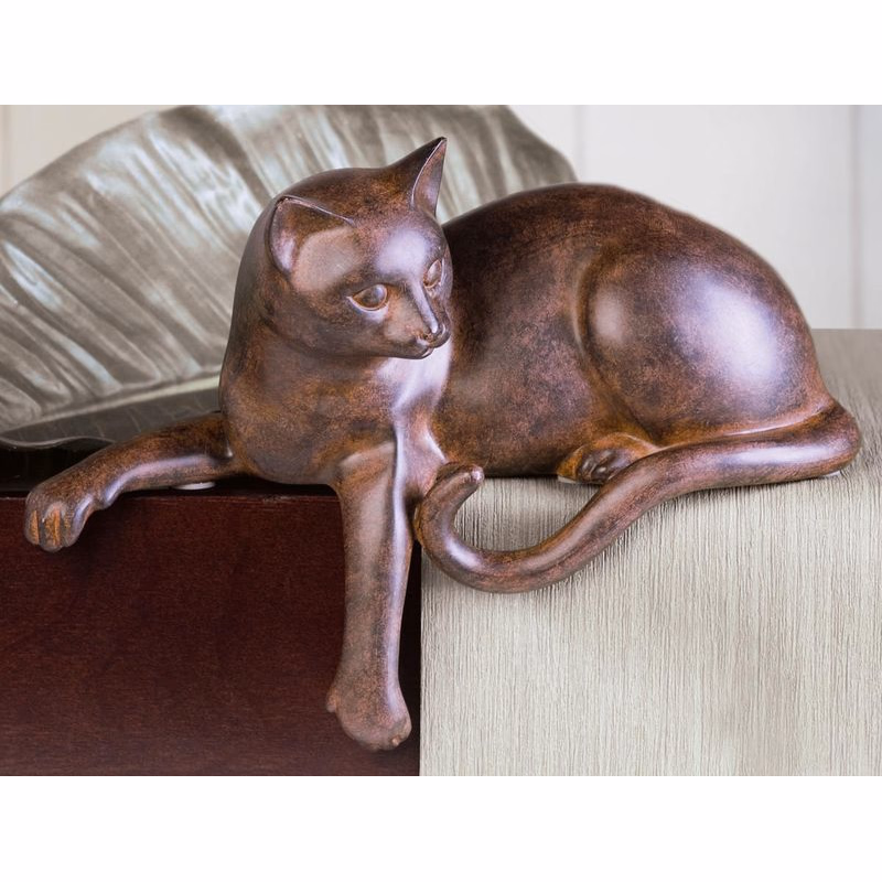 Figúrka mačky, ležiaca, 28 cm