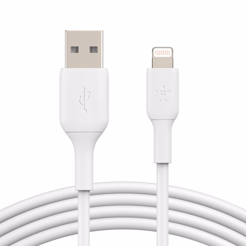 Belkin BOOST CHARGE™ Lightning/USB-A kábel, 2m, biely