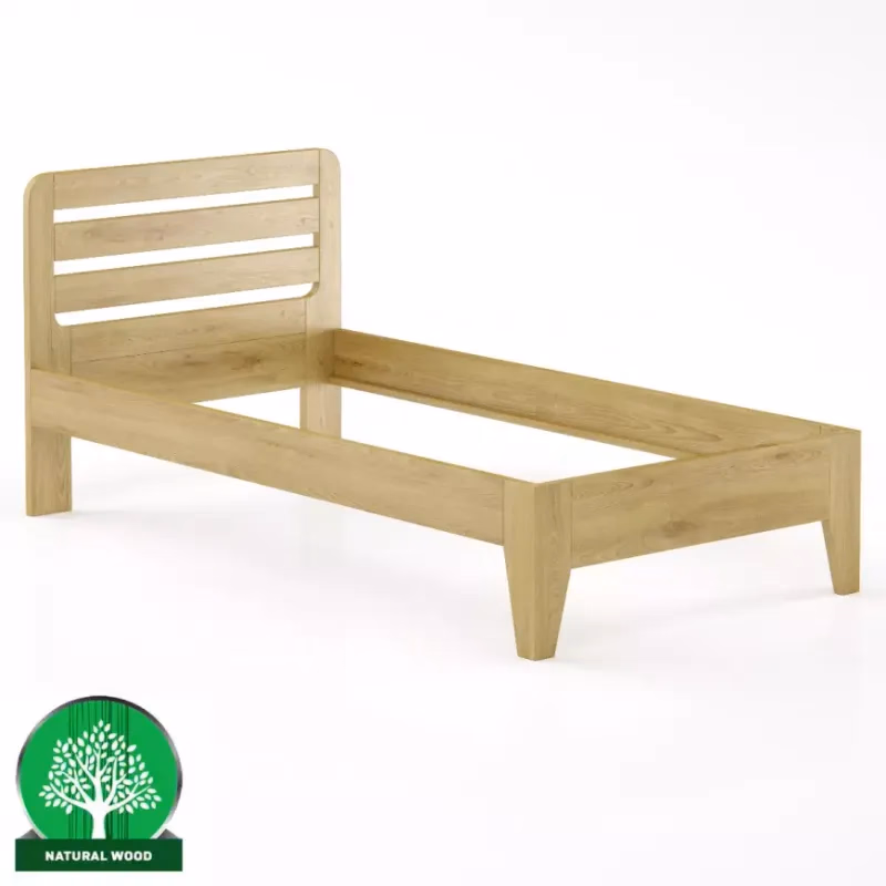 Posteľ buková LK189–100x200 rustikal