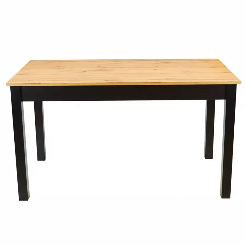 Rozkladací stôl St30 Jarek 160/200x80cm dub wotan, čierne nohy