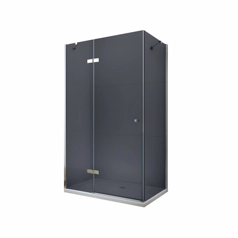 MEXEN/S - ROMA sprchovací kút 70x90, grafit, chróm 854-070-090-01-40
