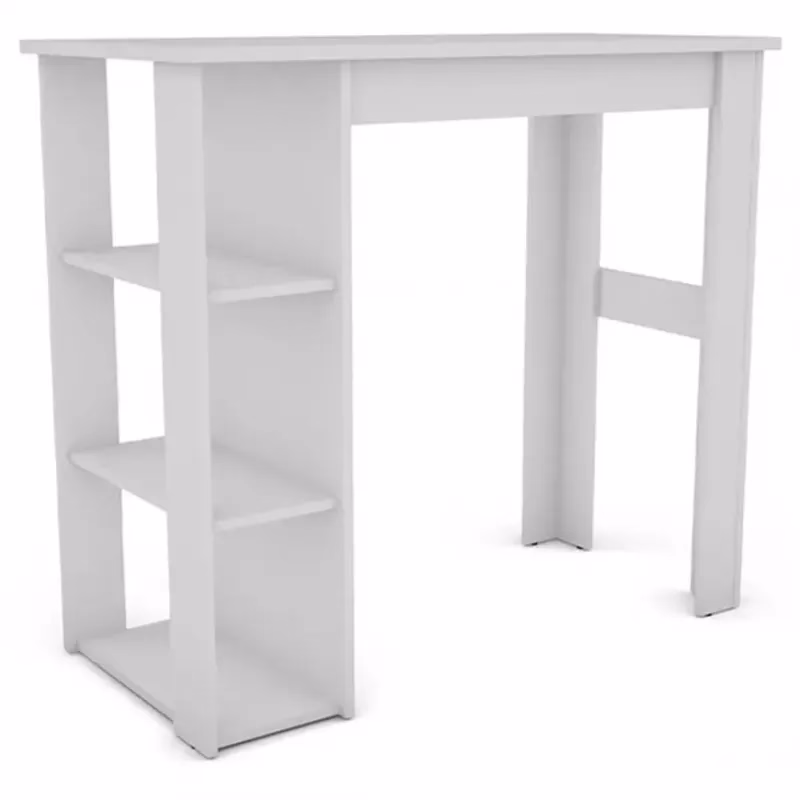 Barový stôl Vistig 120x58x108 cm biely 654773