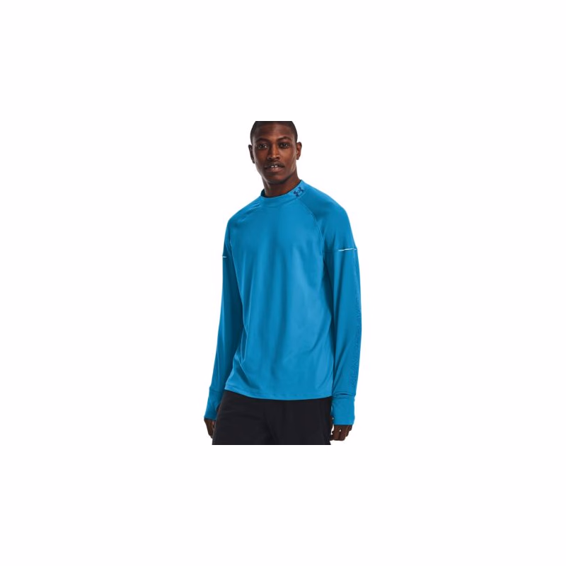 Pánske bežecké tričko s dlhým rukávom UNDER ARMOUR UA OUTRUN THE COLD LS-BLU-1373214-419