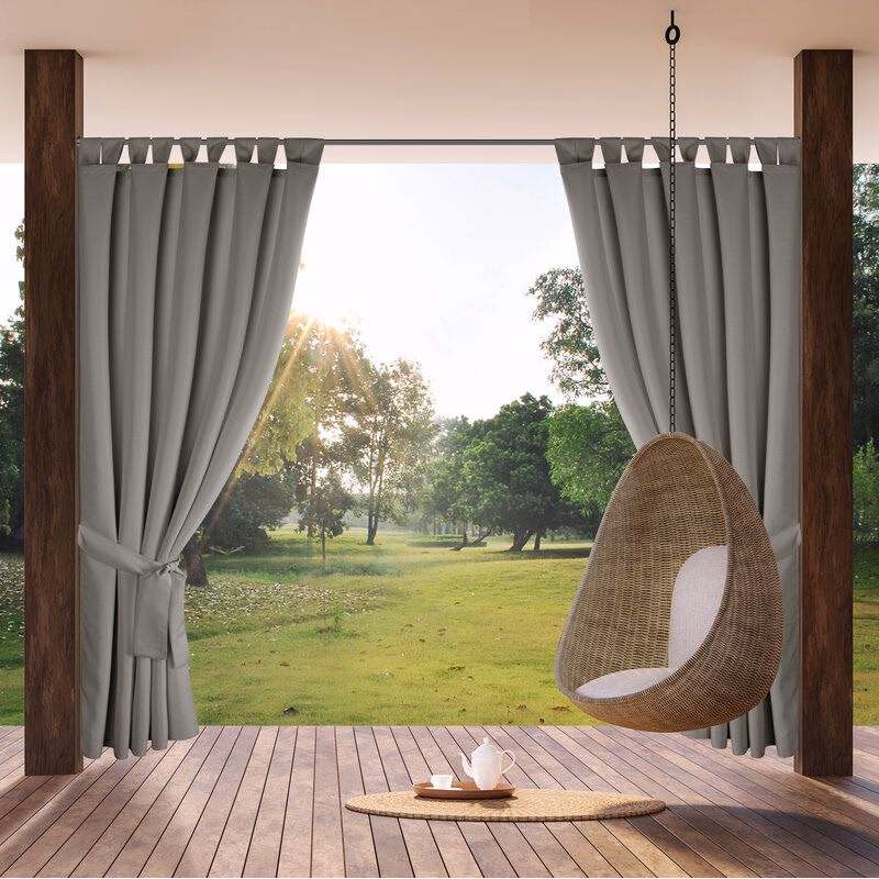 ArtFir Záves na terasu GARDEN 2 PU | strieborná 155 x 240 cm