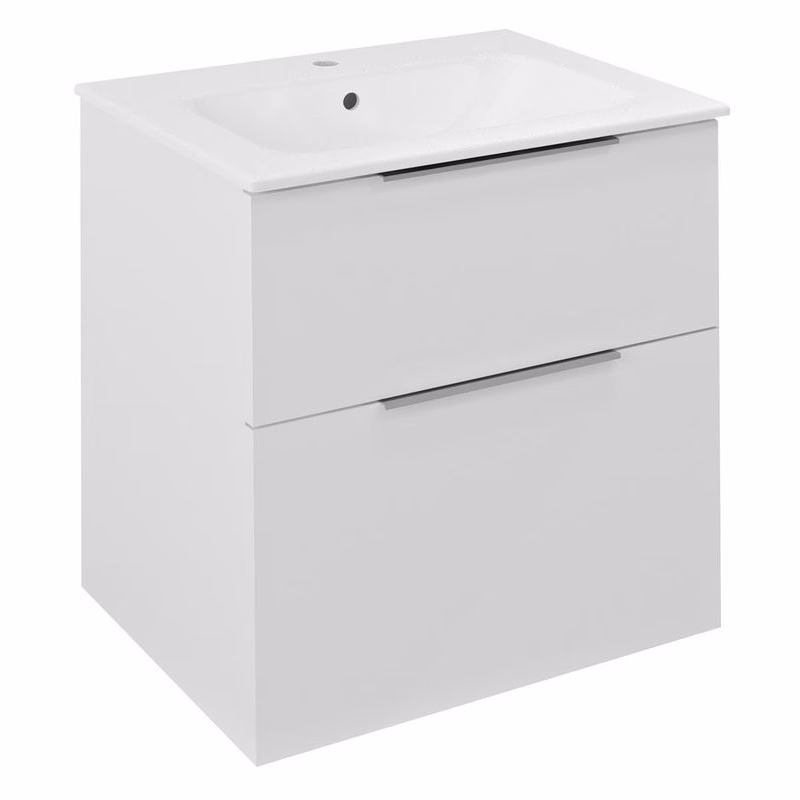 SAPHO - CIRASA umývadlová skrinka 59,2x64x46cm, biela lesk CR601-3030