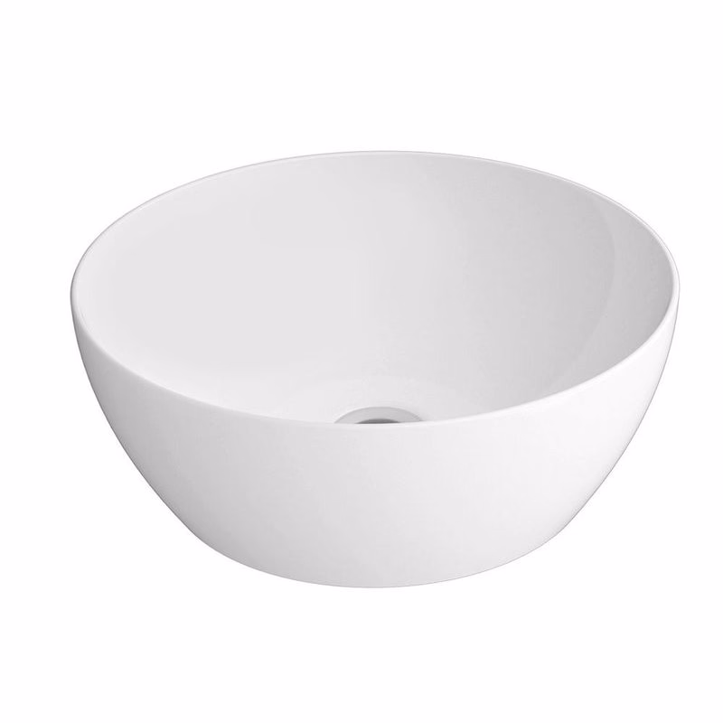 GSI - PURA keramické umývadlo na dosku, průměr 42cm, biela lesk ExtraGlaze 885111
