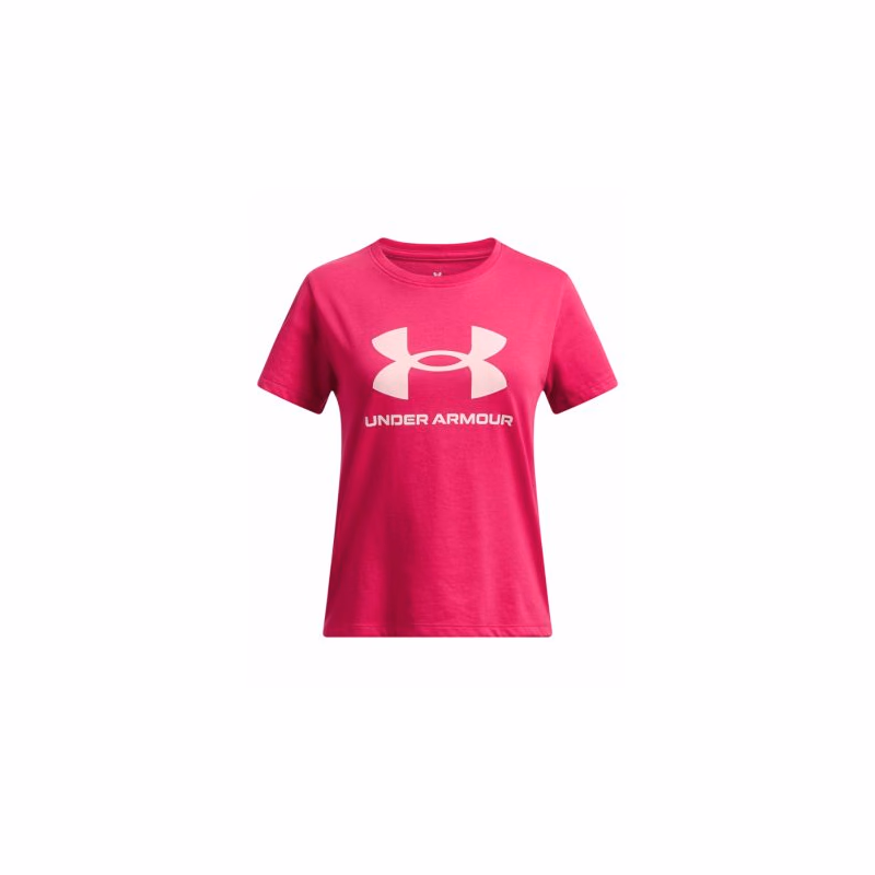 Dievčenské tričko s krátkym rukávom UNDER ARMOUR UA BIG LOGO SS-PPL