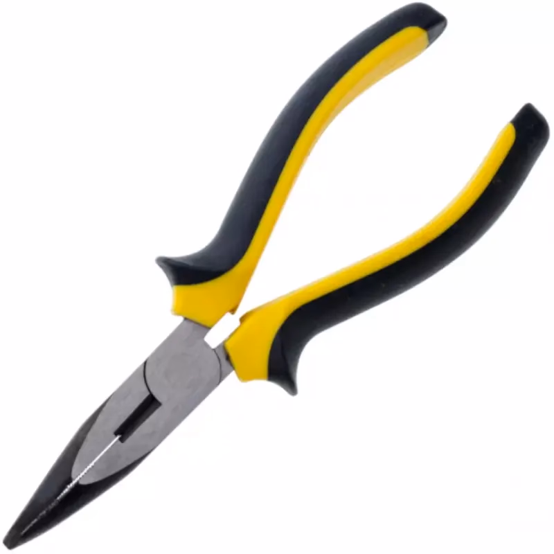 Kliešte predlžené zahnuté, 160 mm, Drel