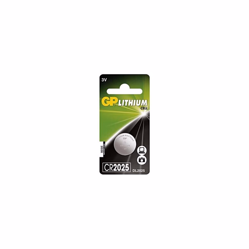 GP Jednorazové lithiová batéria CR2025, 1-pack