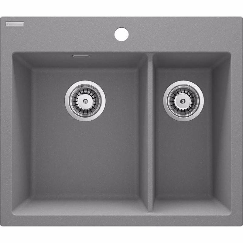 DEANTE DEANTE - Eridan šedá metalic - Granitový drez, 1.5 - bowl ZQE_S503