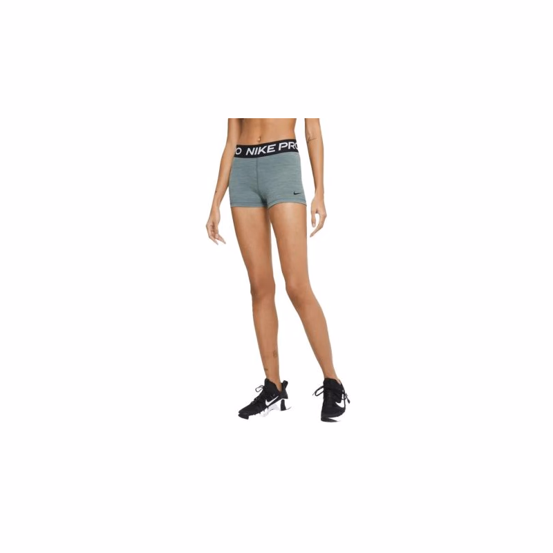 Dámske tréningové kraťasy NIKE PRO W NP 365 SHORT 3IN SMOKE GREY HTR BLACK BLACK
