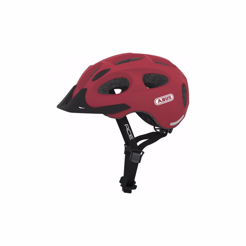 Cyklistická prilba ABUS Youn-I ACE cherry red
