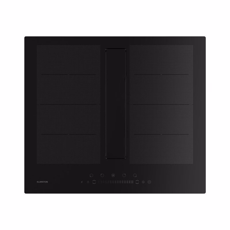 Klarstein Chef-Fusion Down Air System, indukčný sporák + DownAir digestor, 60 cm, 600 m³/h EEC A