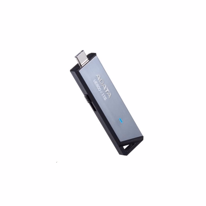 ADATA Flash Disk 1TB UE800, USB 3.2 USB-C, Elite drive, sivá