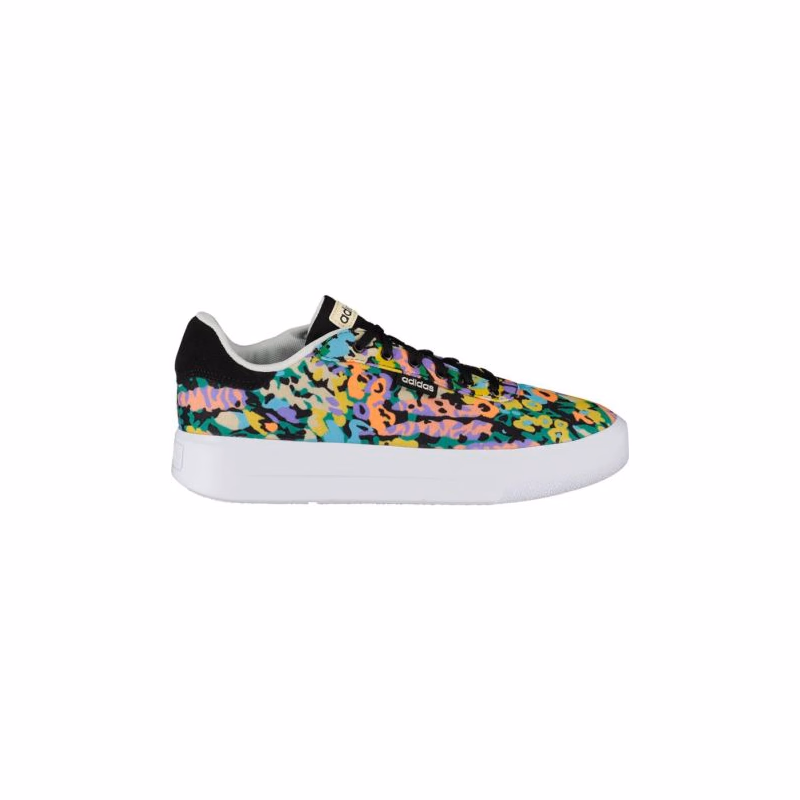 Dámska rekreačná obuv ADIDAS Court Platform CLN core black cloud white