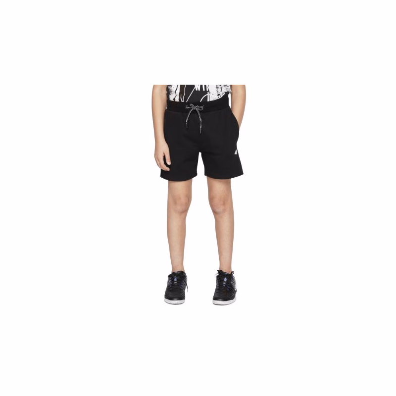 Chlapčenské teplákové kraťasy 4F JUNIOR BOYS-pants-HJL21-JSKMD001A-20S-Black