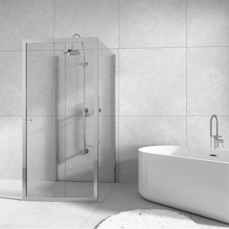 H K - Trostenný sprchovací kút Flexi U3 80x100x80 L/P variant SE-FLEXIU38010080