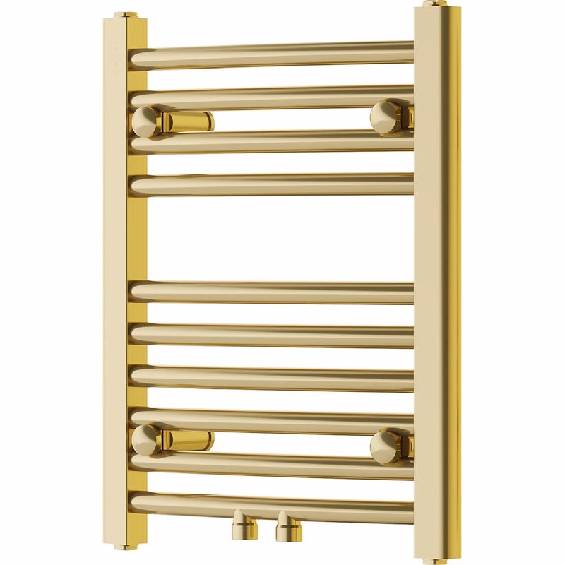 MEXEN - Ares vykurovací rebrík/radiátor 500 x 400 mm, 141 W, zlatá W102-0500-400-00-50