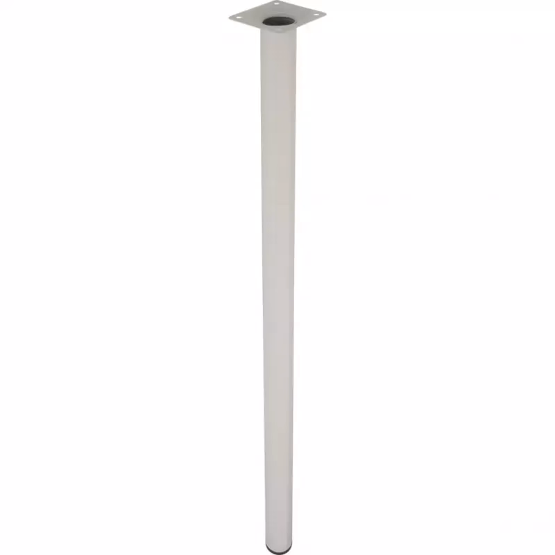 Okrúhla nábytková noha 90 cm biela