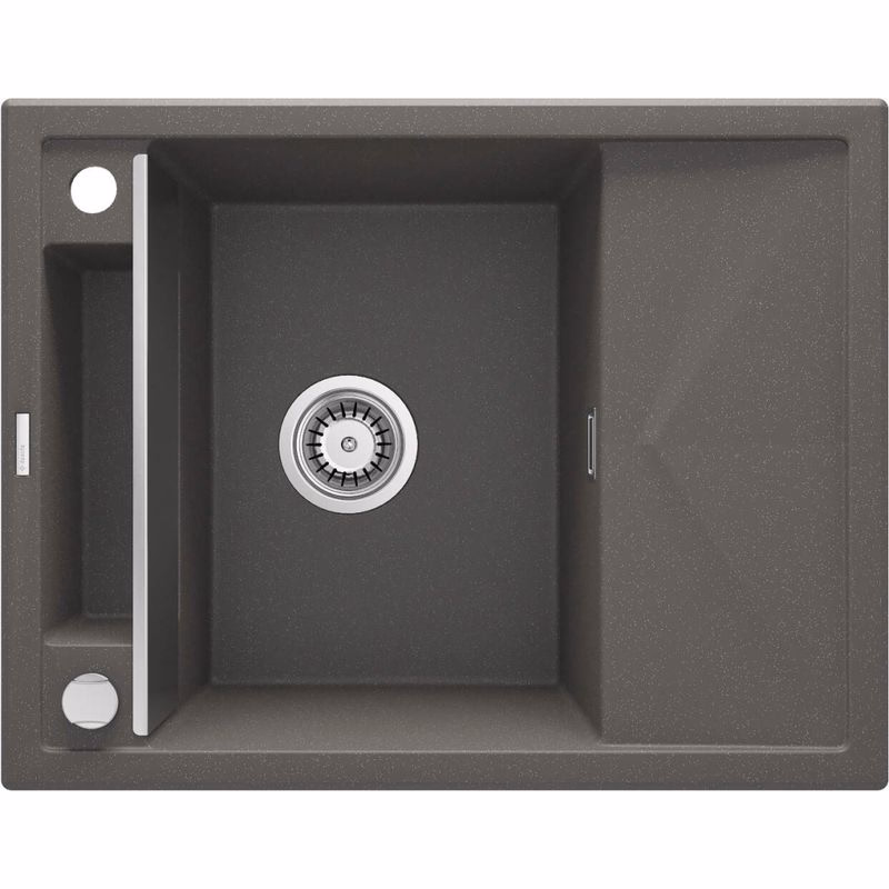 DEANTE DEANTE - Magnetic antracit metalic - Magnetic Granitový drez s odkvapkávačom ZRM_T11A