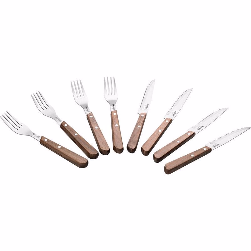 LT2062 STEAKOVÝ PRÍBOR 8KS WALNUT LAMART