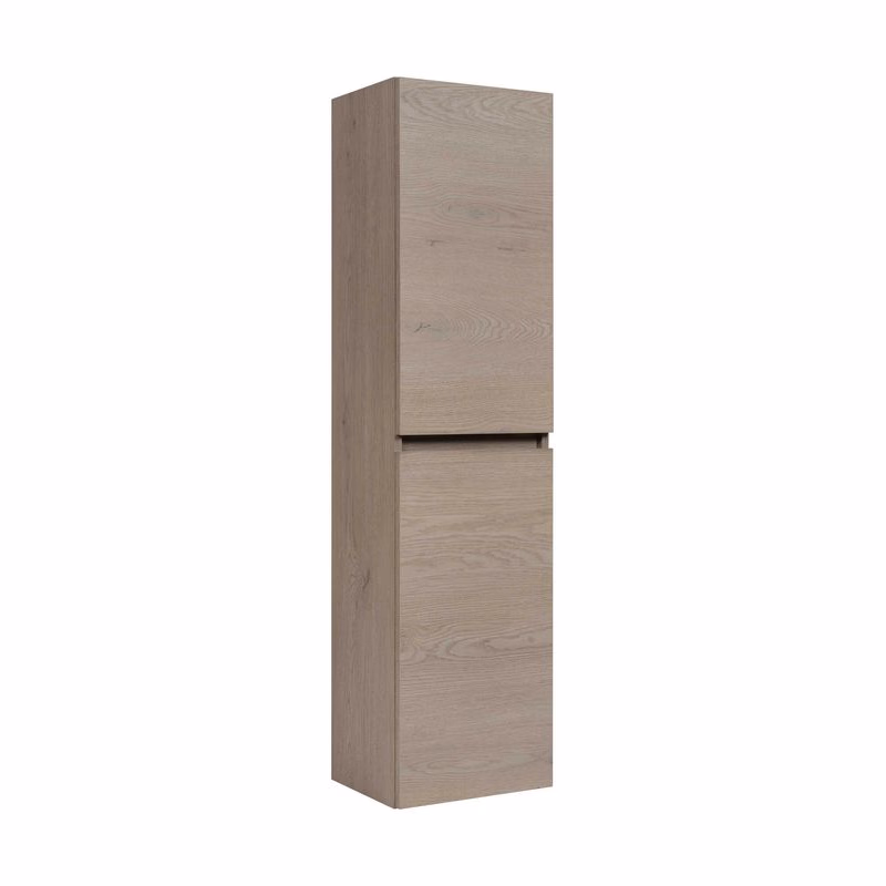 Elvisia Vysoká skrinka do kúpeľne SIMPLE dark oak