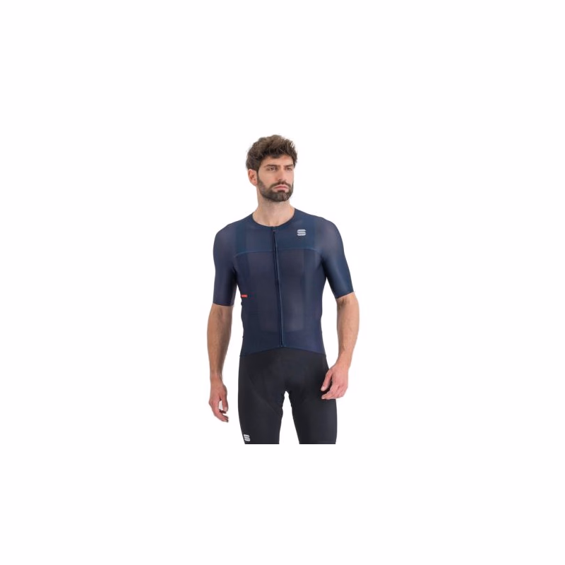 Pánsky cyklistický dres s krátkym rukávom SPORTFUL Light pro jersey, shaded galaxy blue