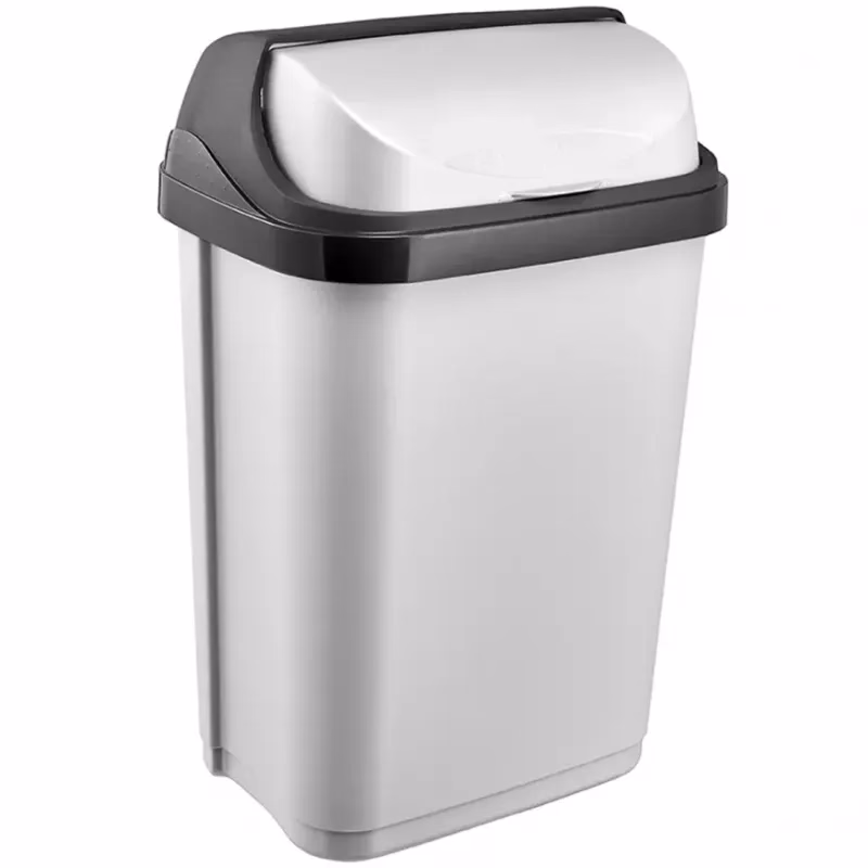 Odpadkový kôš s rolovacím vekom 10 L