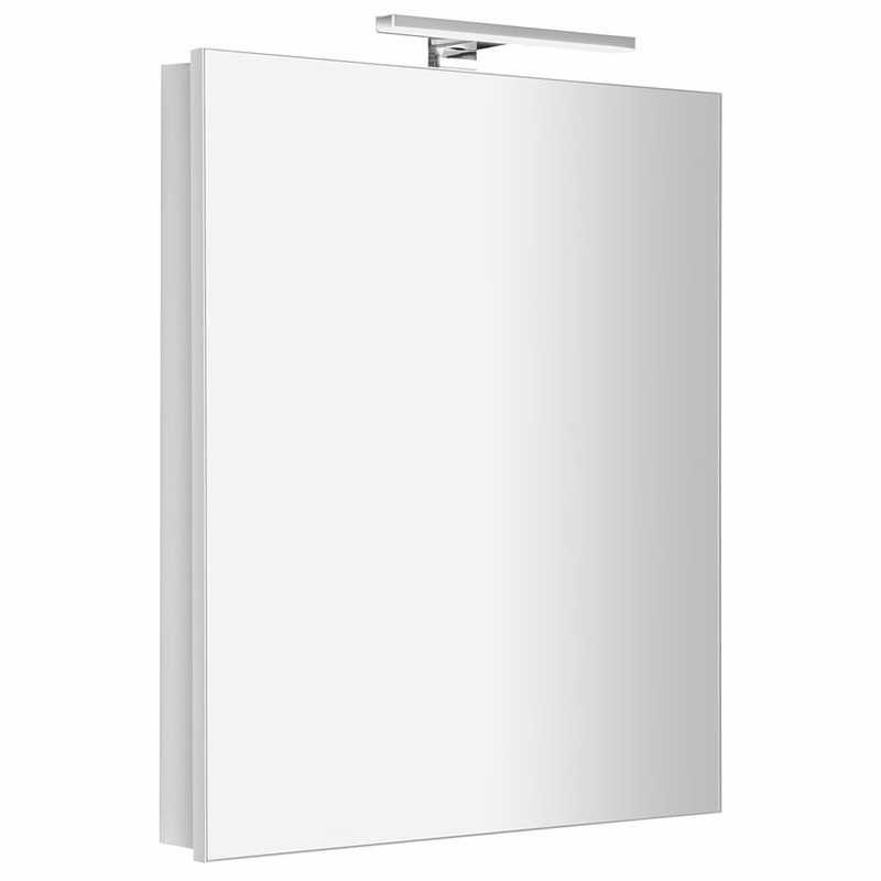 SAPHO - GRETA galérka s LED osvetlením, 60x70x14cm, biela mat GR060-0031