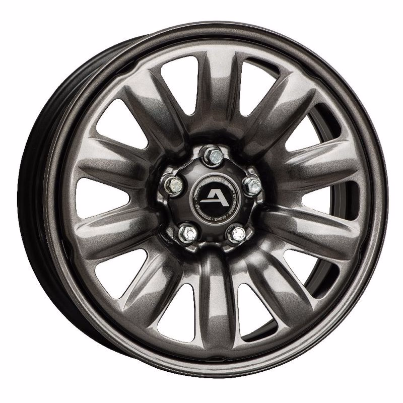 Disk ocel ALCAR STAHLRAD antracit 6x16 5x100x57 ET35
