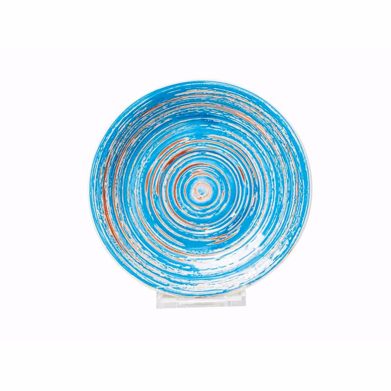 Swirl tanier modrý 19 cm