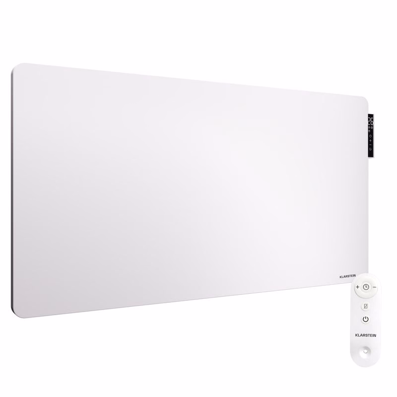 Klarstein Wonderbeam 900 Hybride Infračervený ohrievač 108 x 60 cm 900 W Týždenný časovač Diaľkové ovládanie